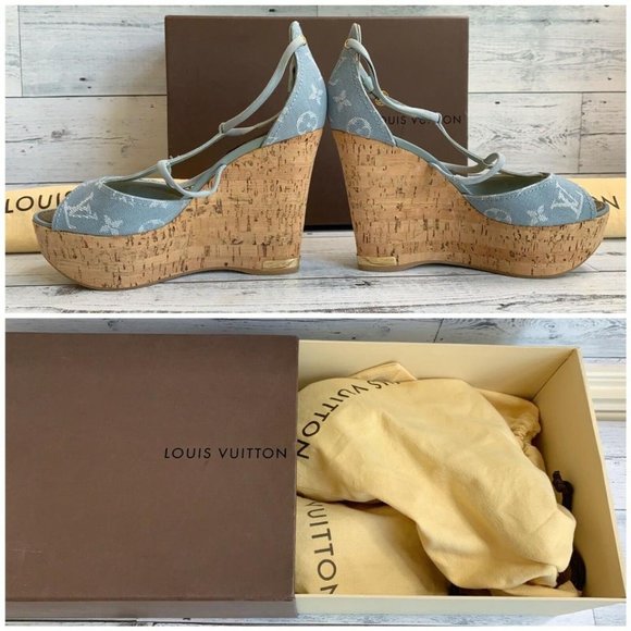 🛑SOLD🛑Authentic LOUIS VUITTON Denim Light Blue - Picture 12 of 12